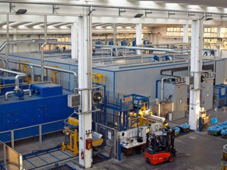 Surface treatment plant engineering